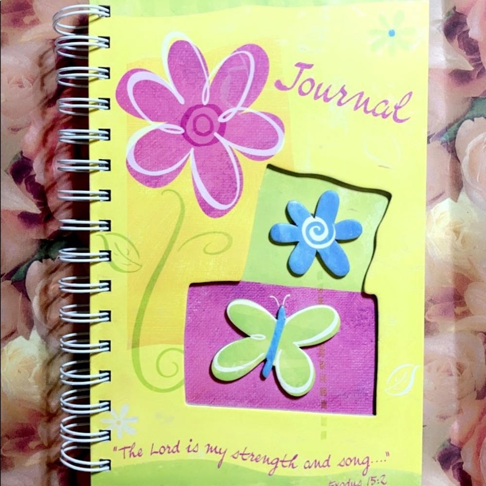 NWT JOYFULLY YOURS RELIGIOUS FLORAL BINDER LINED JOURNAL